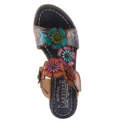 Discount L Artiste Women's L'Artiste By Spring Step, Summerfun Sandal Navy Multi