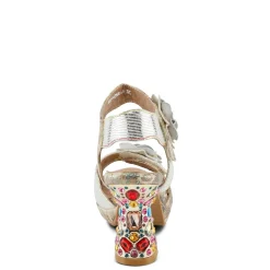 Outlet L Artiste Women's L'Artiste By Spring Step, Smashing Sandal Ice Multi