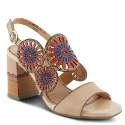 New L Artiste Women's L'Artiste By Spring Step, Pinwheel Sandal Beige