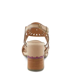 New L Artiste Women's L'Artiste By Spring Step, Pinwheel Sandal Beige