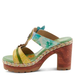 Clearance L Artiste Women's L'Artiste By Spring Step, Dreamt Sandal Mint Green Multi
