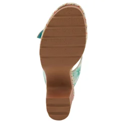 Clearance L Artiste Women's L'Artiste By Spring Step, Dreamt Sandal Mint Green Multi