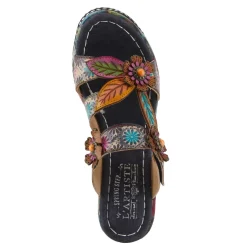Hot L Artiste Women's L'Artiste By Spring Step, Coastal Sandal Navy Multi