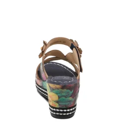 Hot L Artiste Women's L'Artiste By Spring Step, Coastal Sandal Navy Multi
