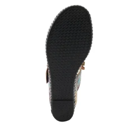 Hot L Artiste Women's L'Artiste By Spring Step, Coastal Sandal Navy Multi