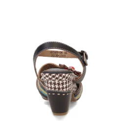 Online L Artiste Women's L'Artiste by Spring Step, Astarr Sandal Black Multi