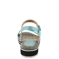 Sale L Artiste Women's L'Artiste By Spring Step Tilton Wedge Sandal Sky Blue