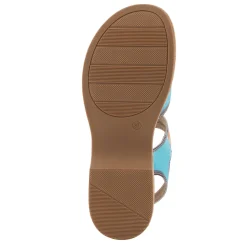 Outlet L Artiste Women's L'Artiste By Spring Step Kenna Sandal Sky Blue Multi