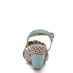 L Artiste Women's L'Artiste by Spring Step, Astarr Sandal Sky Blue Multi