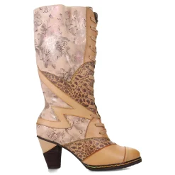 Outlet L Artiste Women's L'Artiste by Spring Step, Malagie Boot Beige Multi
