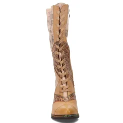 Outlet L Artiste Women's L'Artiste by Spring Step, Malagie Boot Beige Multi
