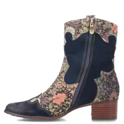 Sale L Artiste Women's L'Artiste by Spring Step, Lady Luck Boot Navy Multi Suede