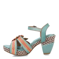 Hot L Artiste Women's L'Artiste by Spring Step, Astarr Sandal Sky Blue Multi