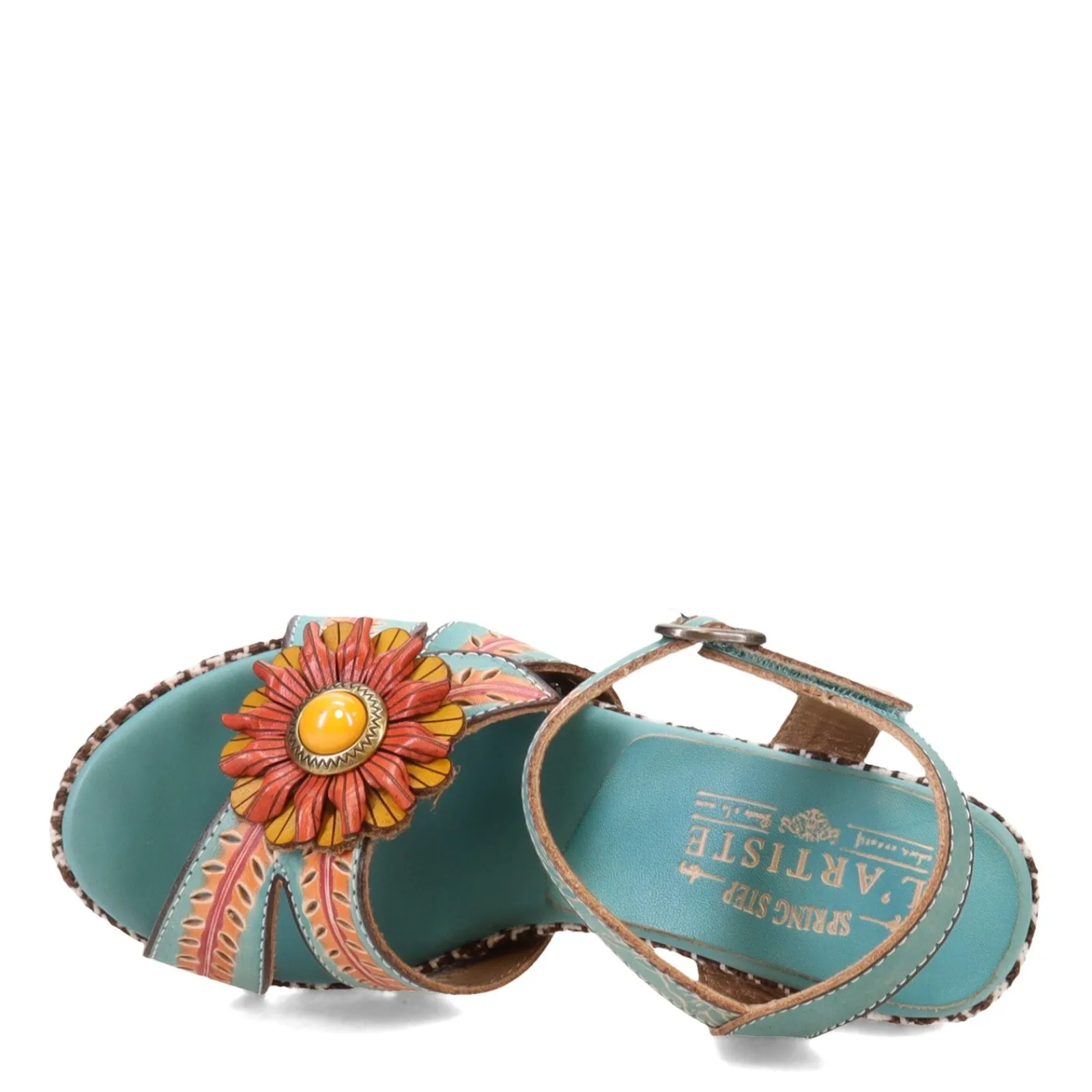 Hot L Artiste Women's L'Artiste by Spring Step, Astarr Sandal Sky Blue Multi