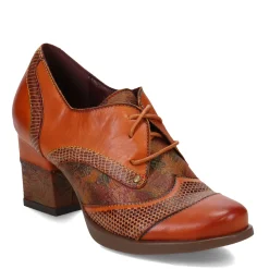 New L Artiste Women's L'Artiste By Spring Step, Ilan Oxford Camel Multi