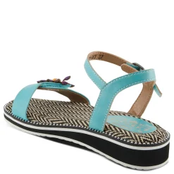 Hot L Artiste Women's L'Artiste By Spring Step Tilton Wedge Sandal Sky Blue