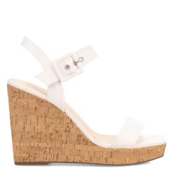 New Marc Fisher Women's , Lukey Sandal White