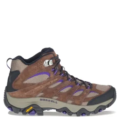 Hot Merrell Women's , Moab 3 Mid Hiking Boot - Wide Width Braken/Purple