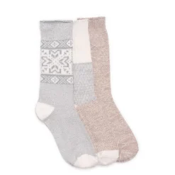Women's , Boot Socks - 3 Pair-Muk Luks Best