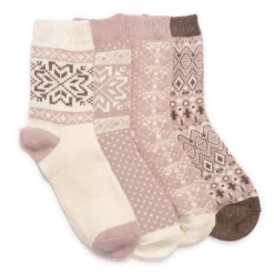 Women's , Holiday Boot Socks - 4 Pair-Muk Luks Sale