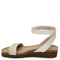 New Naot Women's , Abbie Sandal White Metallic