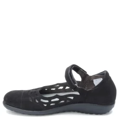 Hot Naot Women's , Agathis Maryjane Black Velvet Nubuck