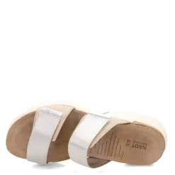 Discount Naot Women's , Calliope Sandal Ivory/Silver/Gray