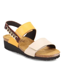 Online Naot Women's , Eliana Sandal Ivory/Marigold/Brown