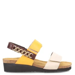 Online Naot Women's , Eliana Sandal Ivory/Marigold/Brown