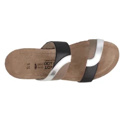 Outlet Naot Women's , Frankie Sandal Silver/Black/Khaki