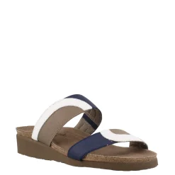 Best Naot Women's , Frankie Sandal White/Blue/Khaki