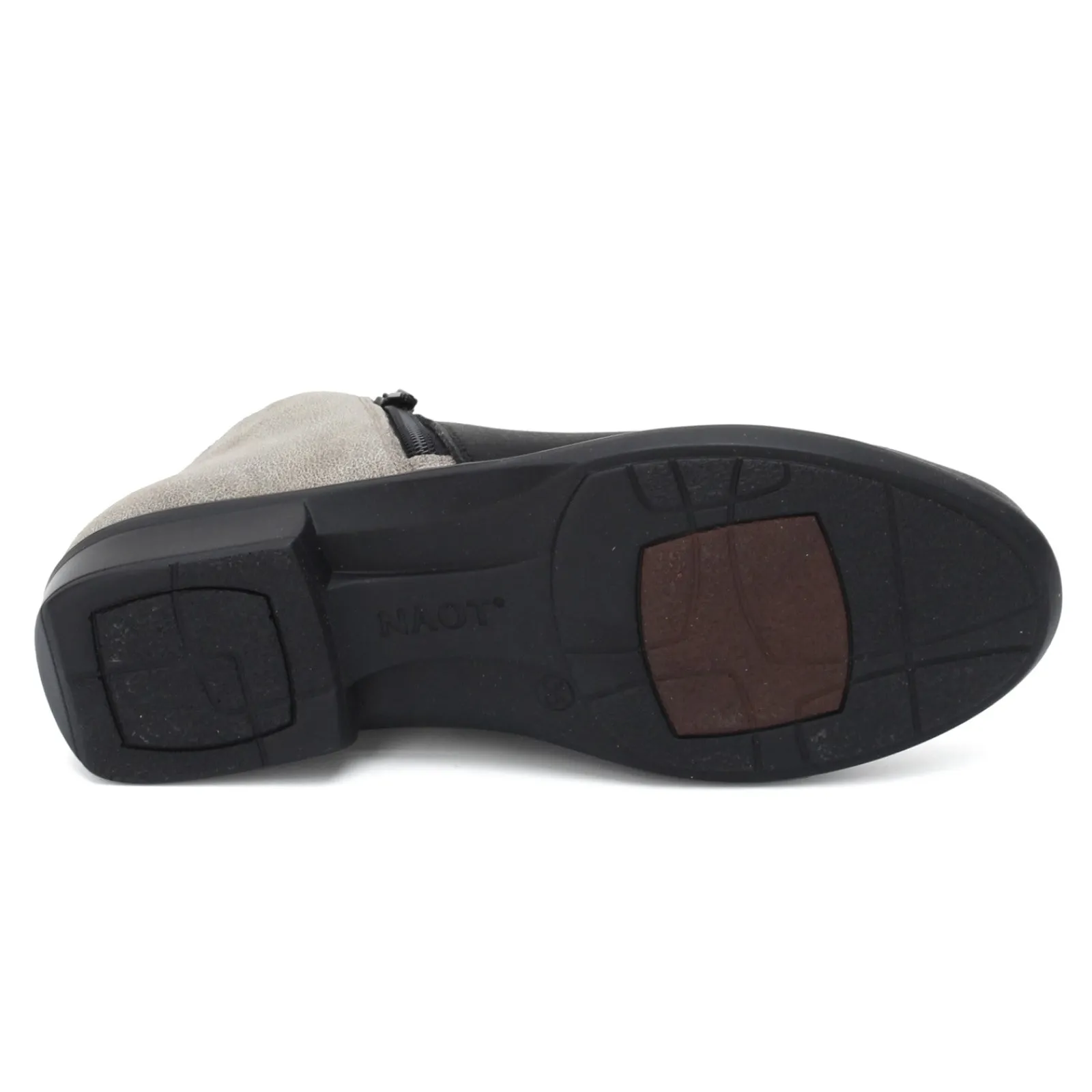 Outlet Naot Women's , Helm Boot Black/Speckled Beige