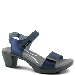 Discount Naot Women's , Intact Mid Heel Sandal Navy/Polar Sea/Pewter