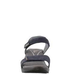 Discount Naot Women's , Intact Mid Heel Sandal Navy/Polar Sea/Pewter