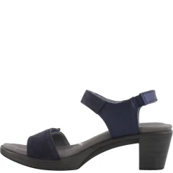 Discount Naot Women's , Intact Mid Heel Sandal Navy/Polar Sea/Pewter