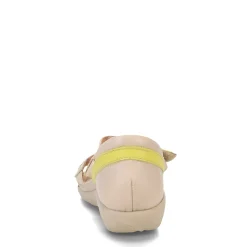 Hot Naot Women's , Karawa Sandal Soft Ivory/Lime/Beige