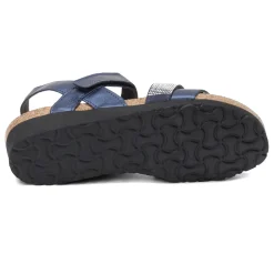 Outlet Naot Women's , Krista Sandal Polar Sea Lthr/Dark