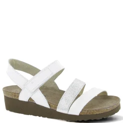Discount Naot Women's , Krista Sandal White Lthr/White W/