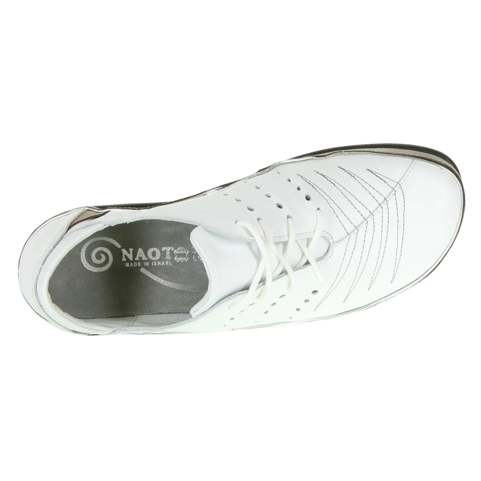Clearance Naot Women's , Kumara Sneaker White/Silver