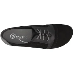 Outlet Naot Women's , Lalo Oxford Black Velvet/Gray