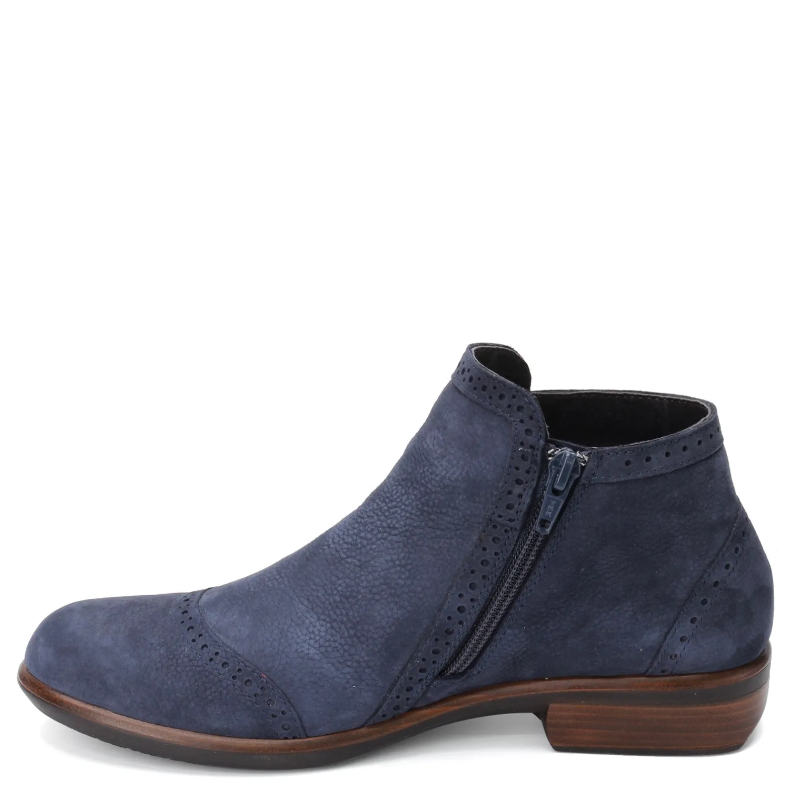 Outlet Naot Women's , Nefasi Ankle Boot Navy Velvet Nubuck