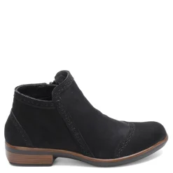 New Naot Women's , Nefasi Ankle Boot Black Velvet Nubuck