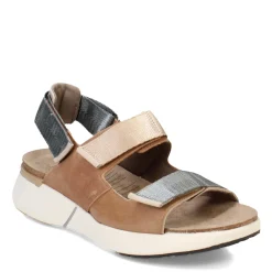 New Naot Women's , Odyssey Sandal Tan/Grey/Ivory