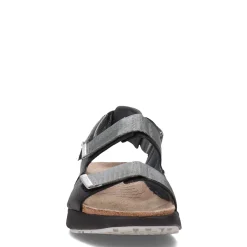 Best Naot Women's , Odyssey Sandal Black/Grey/Silver