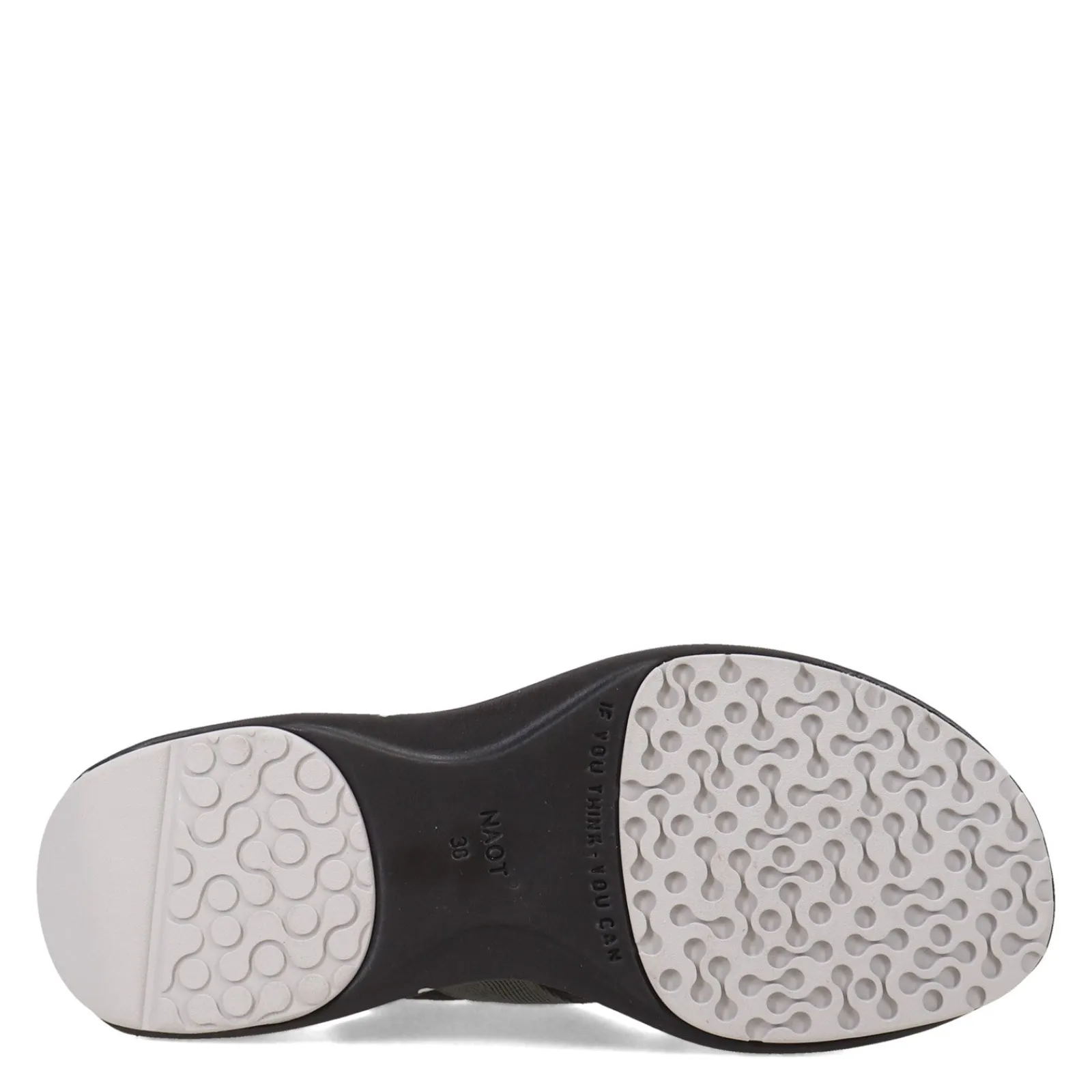 Best Naot Women's , Odyssey Sandal Black/Grey/Silver