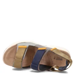 Outlet Naot Women's , Odyssey Sandal Grey/Navy/Gold
