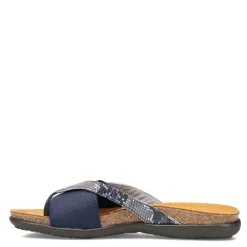 Sale Naot Women's , Penelope Sandal Navy Python