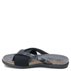 Outlet Naot Women's , Penelope Sandal Black Metallic