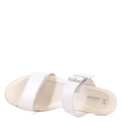 Online Naot Women's , Recent Sandal White Pearl