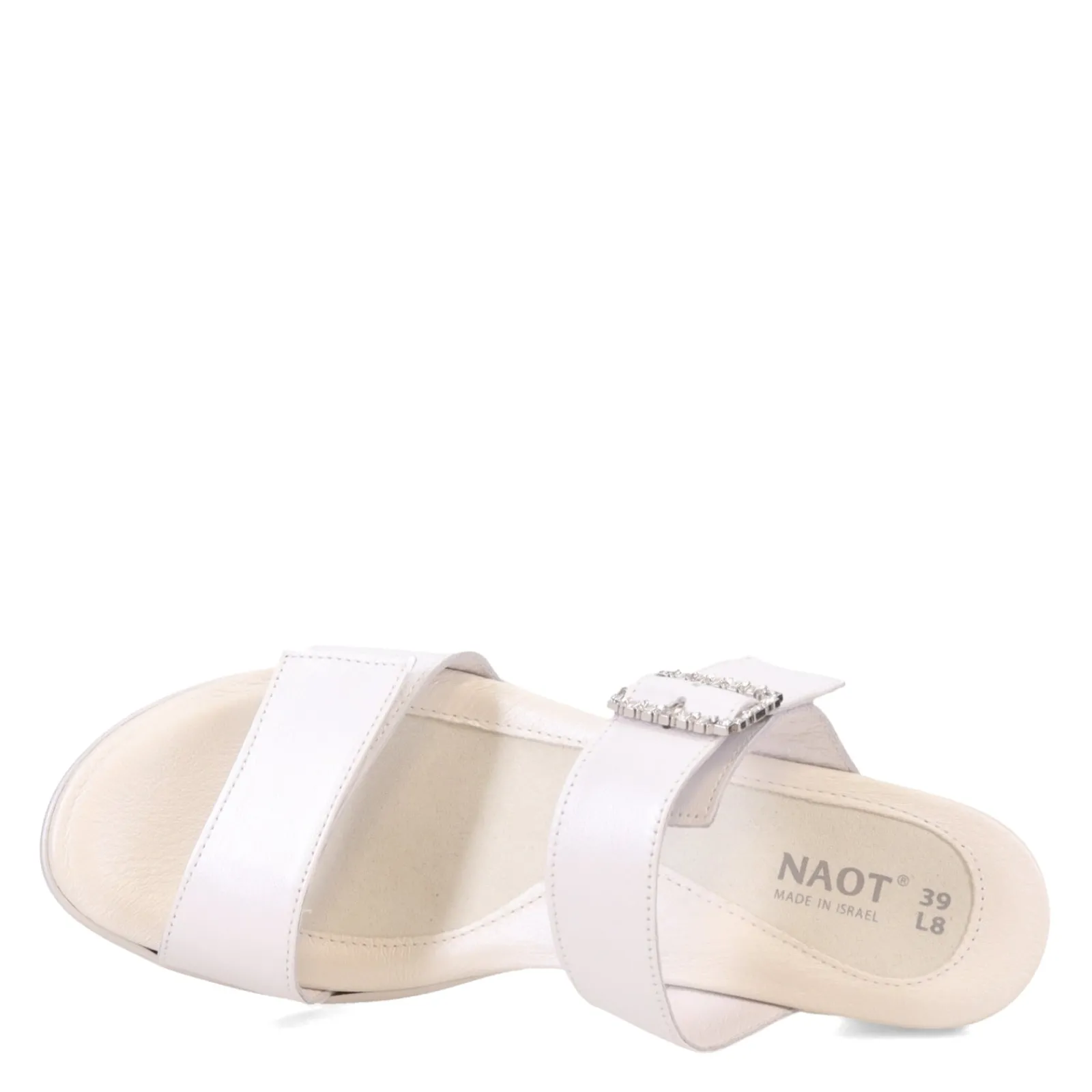 Online Naot Women's , Recent Sandal White Pearl